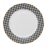 Taldrik magustoidu Ambition Coco, &Oslash; 15 cm, kuldne v./valge v./must v.