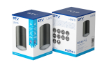 Valgusti lagi GTV Lento, GU10, 1 x 35 W, must v.