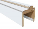Ukseleng Domoletti, 207 cm x 8 cm x 3.2 cm, valge v.
