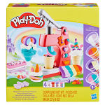 Plastiliini komplekt, koos tarvikutega Hasbro Play-Doh Magical Frozen Treats, mitmev&auml;rviline, 227 g