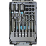 Puuri- ja kruvikeerajaotsakute komplekt Makita E-22866, 1/4"