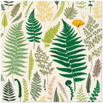 Pabersalvr&auml;tikud Paw Decor Collection Botanical Memories, 33 cm x 33 cm, roheline v., 20 tk