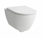 WC-pott, seinapealne Laufen Pro X Rimless QR/SC, kaanega, 360 mm x 540 mm