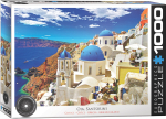 Pusle Eurographics Oia Santorini Greece 6000-0944, 67.6 cm x 48.9 cm, 1000 tk, mitmev&auml;rviline
