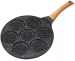 Praepann, vahvlite jaoks King Hoff KH-1668, &Oslash; 26 cm, alumiinium, must v.