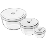 Toiduainekarbi komplekt Zwilling Fresh & Save, 0.35 - 4 l, l&auml;bipaistev v./valge v., 3 tk