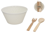 Salatikauss Lufex, 4000 ml, &Oslash; 25.5 cm, valge v., keraamiline/puit