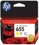 Tindiprinteri kassett HP 655, kollane v., 9 ml