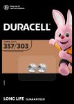 Patareid Duracell DURSC62, SR44, 1.5 V