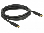 Juhe Delock, USB-C, 200 cm, must v.