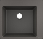 K&ouml;&ouml;givalamu Hansgrohe Built-In Sink S510-F450, silikaat, 56 cm x 51 cm x 19 cm