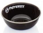 Kauss Petromax Enamel Bowls, teras, 15.3 cm, 0.6 l, must v., 2 tk