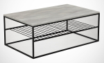 Kohvilaud Kalune Design Etna, must v./hall v., 95 cm x 55 cm x 43 cm