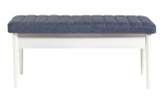 Esiku pink Kalune Design Vina 1048-1, valge v./s&uuml;gavsinine v., 110 cm x 40 cm x 51 cm