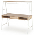 Kirjutuslaud sahtlitega B-48, valge v./sonoma tamm v.