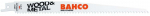 Edasi-tagasi liikuv saetera Bahco Sandflex Bi-metal Sawblades ST, teras, 150 mm, 5 tk