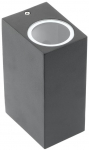 &Otilde;ue seinavalgusti GTV Tiago KW, 35W, GU10, IP54, must v., 6.8 cm x 15.2 cm