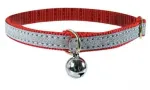Kasside kaelarihm Zolux Lame 438360R, 30 cm x 12 mm, h&otilde;be v./punane v.