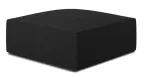 Tumba Micadoni Home Ruby Structured, must v., 93 cm x 93 cm x 40 cm