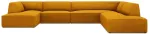 Nurgadiivan Micadoni Home Ruby Panoramic 7 Seats, kuldne v., parem, 366 x 273 cm x 69 cm