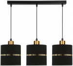 Valgusti rippuv Candellux Lighting Assam 33-17451, E27, 3 x 60 W, must v.