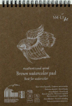 Joonistuspaber Smiltainis Watercolor Pad, A5, 280 g/m&sup2;, pruun, 21 cm x 14.8 cm