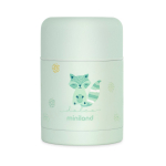 Toidutermos Miniland Dolce Mint, 600 ml, 0 kuud, 11 cm, roostevaba teras, roheline v.