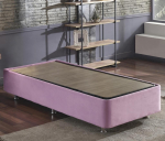 Voodiraam &uuml;hekohaline Kalune Design Pinky, 120 x 200 cm, roosa v., ilma madratsita