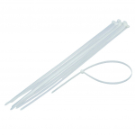 Kinnitusrihm Okko, nailon, valge v., 200 mm x 2.5 mm