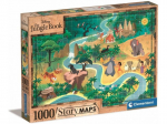 Pusle Clementoni Story Maps The Jungle Book 39816, 50 cm x 70 cm, 1000 tk, mitmev&auml;rviline