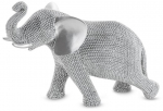 Dekoratiivne kujuke Eldo Elephant, h&otilde;be v., 24 cm x 12 cm x 19 cm