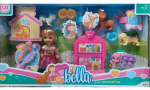 Nukk aksessuaaridega CB Toys Bella Eith Puppies, 15 cm, roosa v.