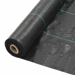 Umbrohuvastane agrotekstiil, must v., 50 m x 1.6 m, 90 g/m&sup2;