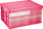 Kaanega hoiukarp, esemete hoidmiseks Nakabayashi CFC-TC-501KP, 33 l, roosa v., 48.3 x 35.9 x 24.8 cm