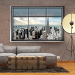 Fototapeet Artgeist New York Window, 70 cm x 100 cm