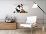 Reproduktsioon Artgeist Maid In London By Banksy N4160PWD, 60 cm x 40 cm