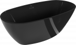 Vann, teisaldatav Mexen Eris, 170 cm x 85 cm x 58 cm, ovaalne, must