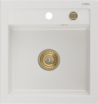 K&ouml;&ouml;givalamu Mexen Vito, graniit, 52 cm x 49 cm x 21 cm, kuldne/valge