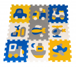 Matt beebidele - pusle RoGer Vehicles, 32 cm x 32 cm, eriv&auml;rviline