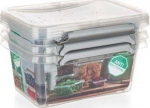 Toiduainekarbi komplekt Orplast NanoBox 3011, 0.5 l, 3 tk