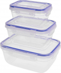 Toiduainekarbi komplekt Excellent Houseware, 0.4 - 1.4 l, 3 tk