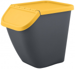 Sorteerimiskast Branq Pelican, 23 l, kollane/hall