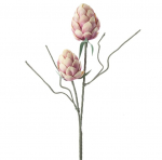 Kunstlill Flore Flower Decor, roheline/roosa, 93 cm