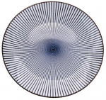 Taldrik prae Homla Navia, &Oslash; 27 cm, sinine v./valge v.