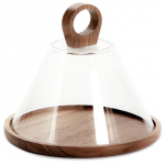 Serveerimisalus Homla Lenne 860954, 23 cm x 19 cm, 23 cm, L&auml;bipaistev/Pruun