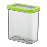 Toidu s&auml;ilitamise konteiner Ambition Optimo 43241, 1.8 l, l&auml;bipaistev v./roheline v.