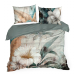 Voodipesukomplekt Eurofirany Serena, helehall v., 70 x 80 cm, 160 x 200 cm