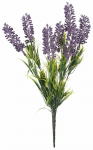 Kunstlik kimp, lavendel, roheline/violetne, 33 cm