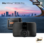 Videoregistraator Mio Vaizdo registratorius MiVue&trade; 903W PRO, 2.5K 1440P HDR, Sony STARVIS 2 sensor WIFI, GPS, Speedcam, Parking mode, Super-Cap