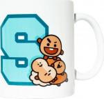 Tass Line Friends, valge v./sinine v., 0.300 l